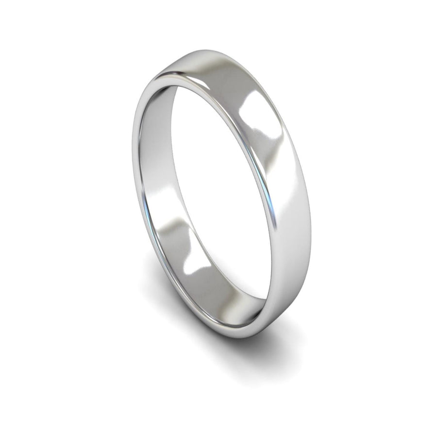 14ct White Gold Engagement Match Wedding Ring 5mm - Light Weight