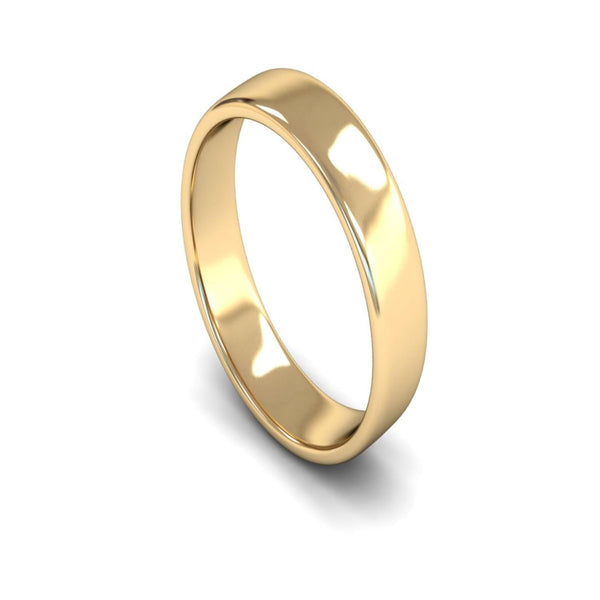 9ct Yellow Gold Engagement Match Wedding Ring 5mm - Light Weight