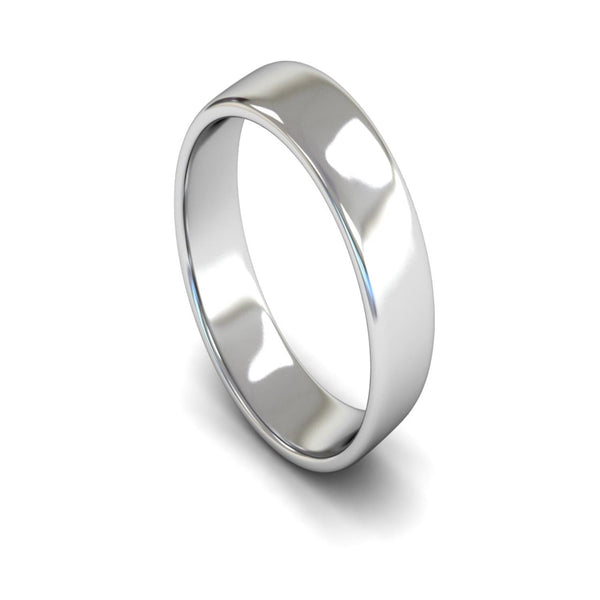 14ct White Gold Engagement Match Wedding Ring 6mm - Light Weight