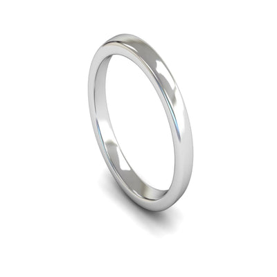 Platinum Engagement Match Wedding Ring 3mm - Medium Weight