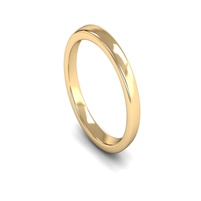 14ct Yellow Gold Engagement Match Wedding Ring 3mm - Medium Weight