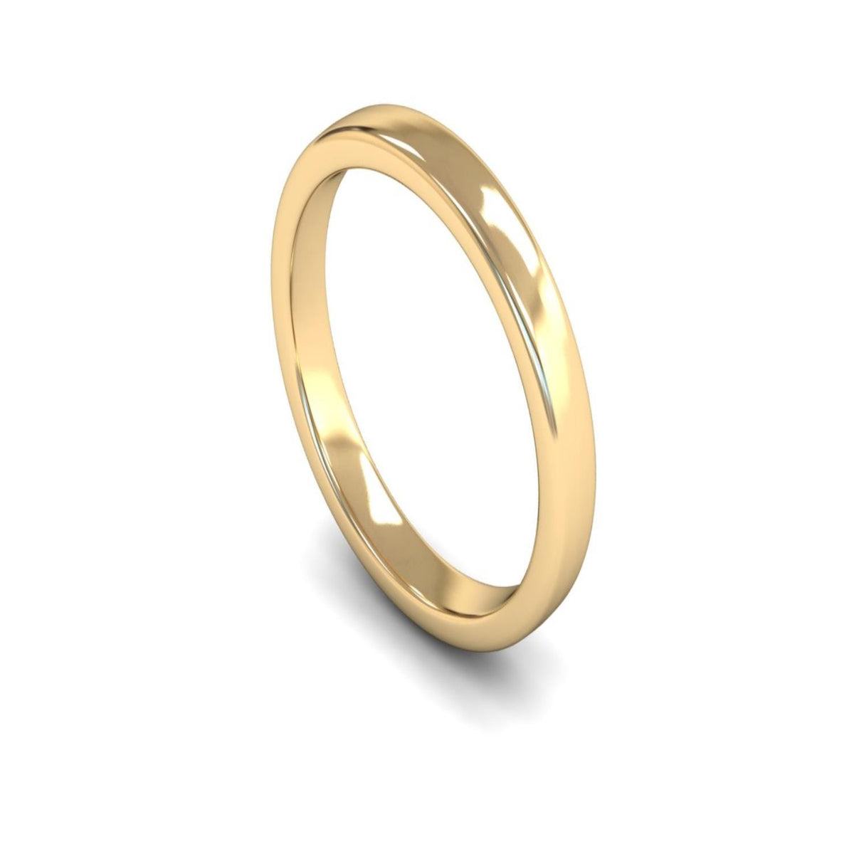 18ct Yellow Gold Engagement Match Wedding Ring 3mm - Medium Weight
