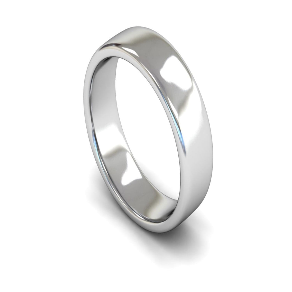 Platinum Engagement Match Wedding Ring 6mm - Medium Weight