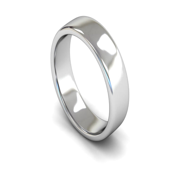 14ct White Gold Engagement Match Wedding Ring 6mm - Medium Weight