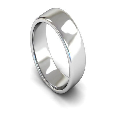 Platinum Engagement Match Wedding Ring 8mm - Medium Weight