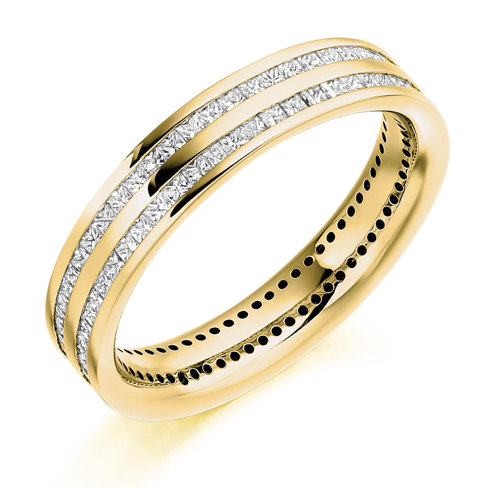 Channel-Set Full Eternity Ring, 1.0ct total (FET1799) in Yellow Gold
