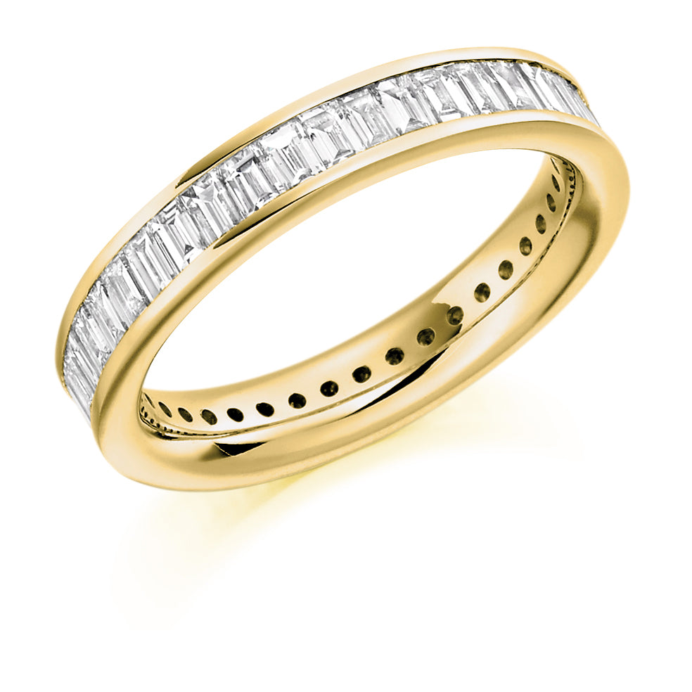 Channel-Set Full Eternity Ring, 2.0ct total (FET2725) in Yellow Gold