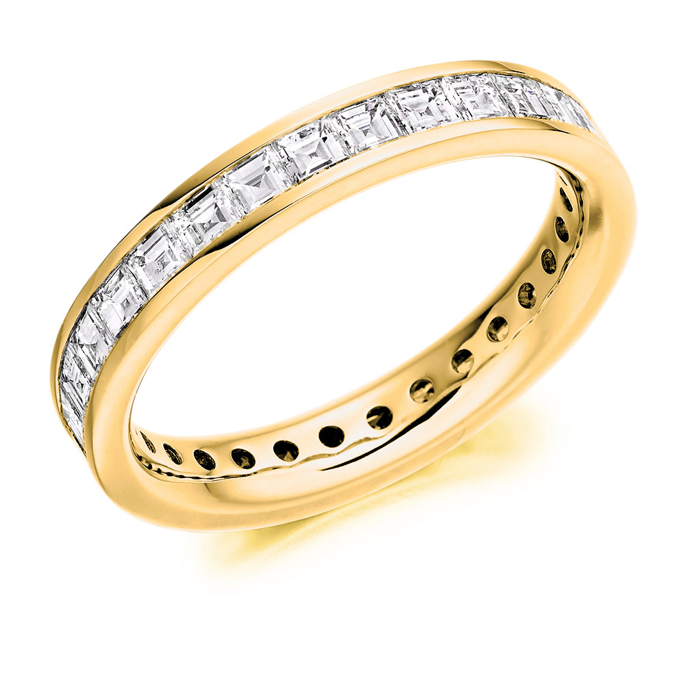 Channel-Set Full Eternity Ring, 2.0ct total (FETRC1088) in Yellow Gold