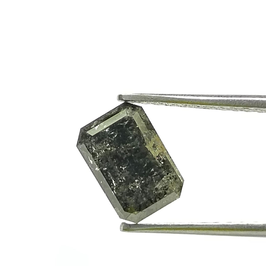 Emerald Salt And Pepper Natural Diamond 1.15ct I3 loose diamond