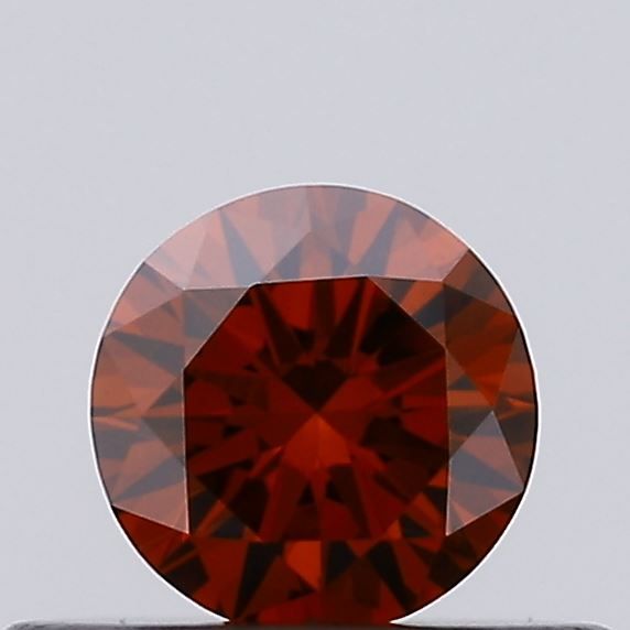 Round Fancy Deep Orange Lab-grown Diamond 0.24ct VVS2 loose diamond