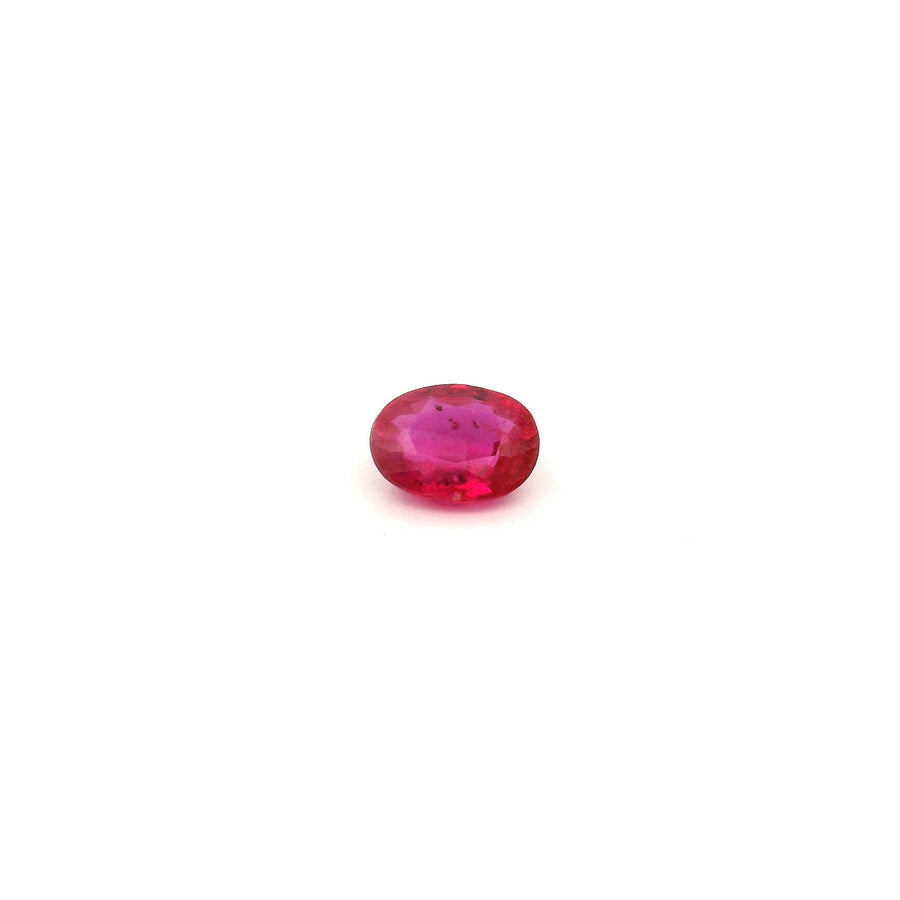Oval Red Ruby 0.33ct loose gemstone