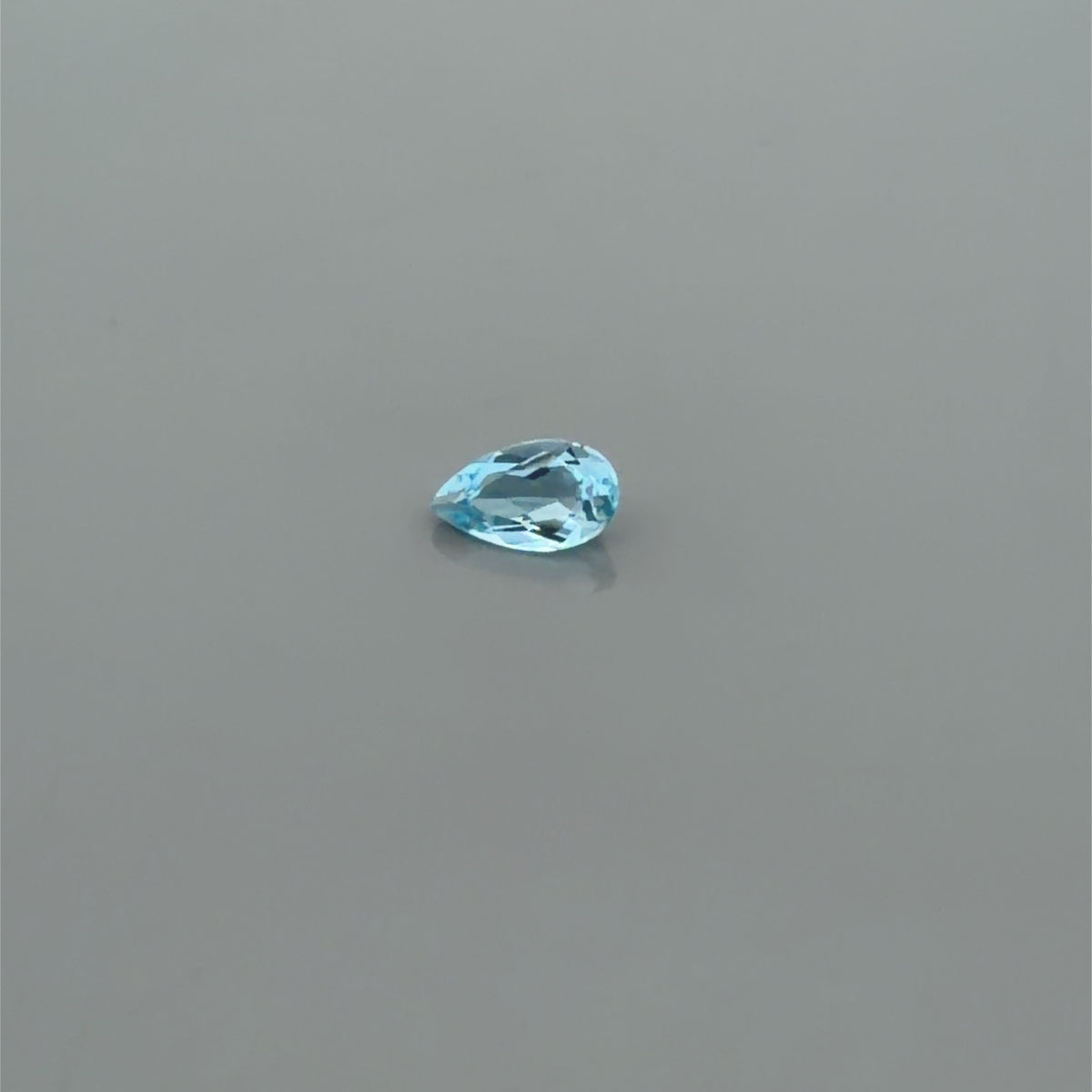 Pear Blue Aquamarine 0.64ct loose gemstone