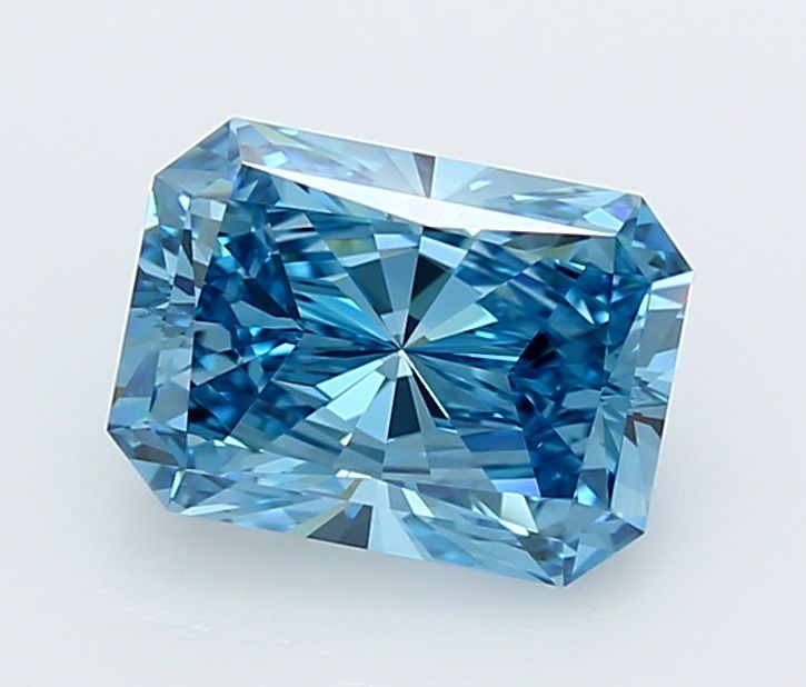 Radiant Fancy Vivid Blue Lab-grown Diamond 2.49ct VS1 loose diamond