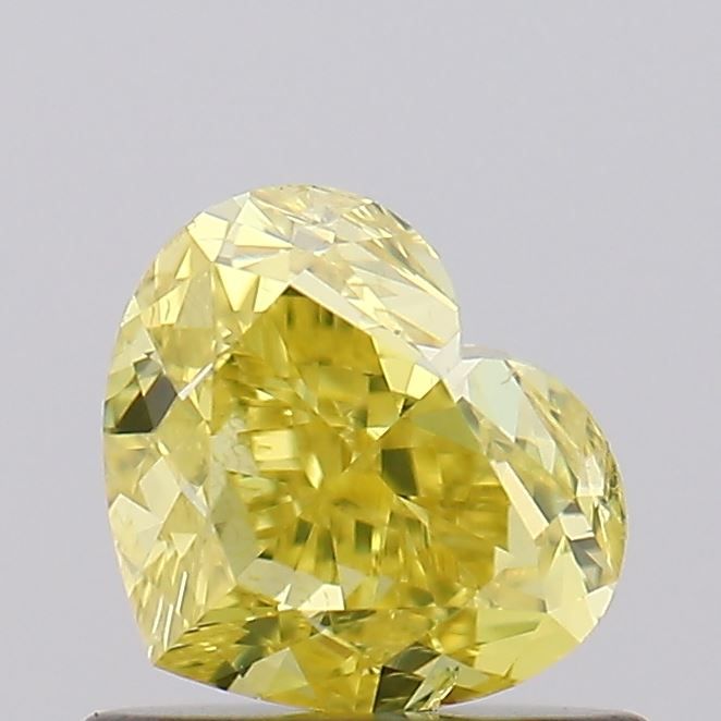 Heart Fancy Intense Yellow Natural Diamond 1.01ct SI1 loose diamond