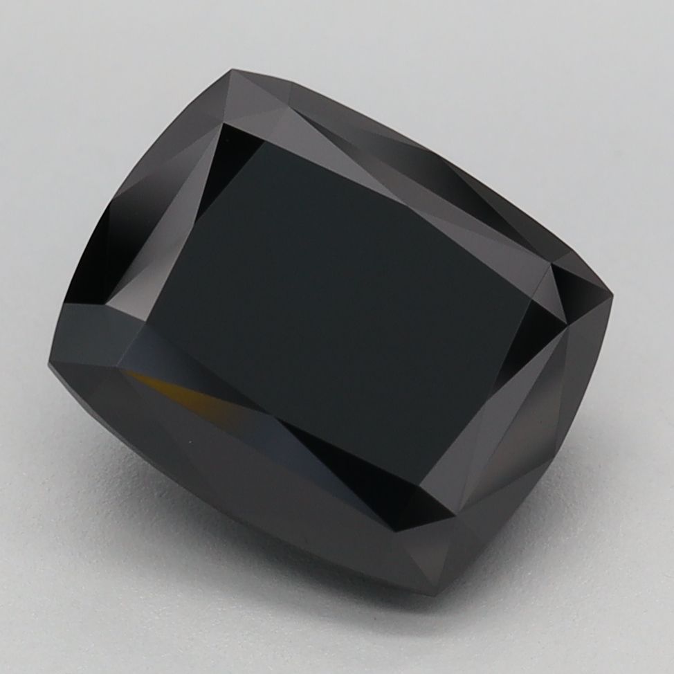 Cushion Fancy Black Lab-grown Diamond 2.87ct loose diamond