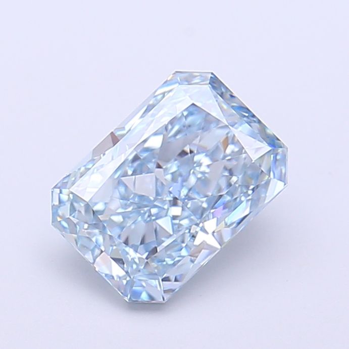 Radiant Fancy Vivid Blue Lab-grown Diamond 1.51ct VS1 loose diamond