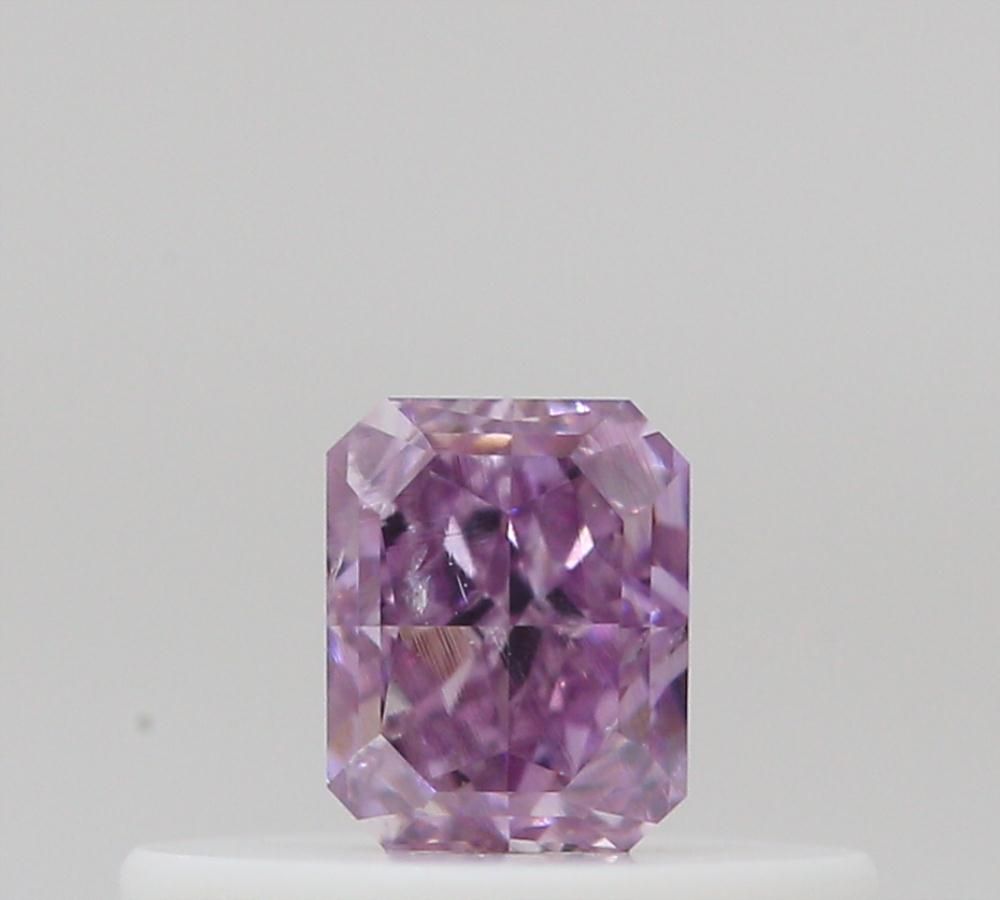 Emerald Fancy Intense Purple Pink Natural Diamond 0.21ct SI2 loose diamond