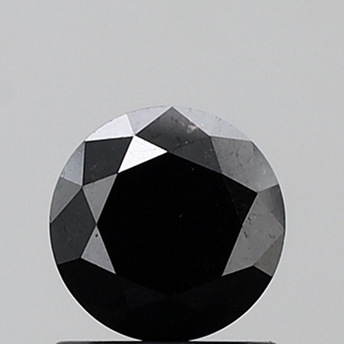 Round Black Natural Diamond 1.24ct VVS2 loose diamond