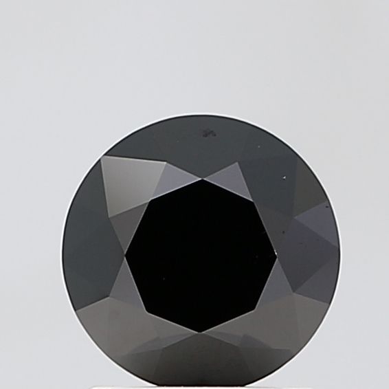 Round Black Lab-grown Diamond 1.39ct VVS2 loose diamond