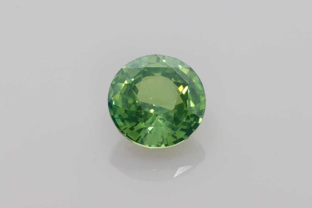 Round Green Sapphire 4.98ct loose gemstone