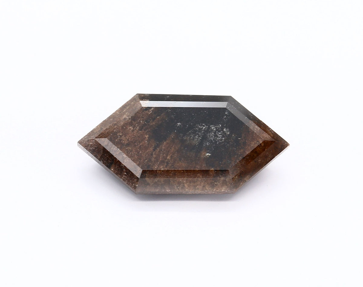 Hexagonal Fancy Orange Brown Natural Diamond 4.97ct loose diamond