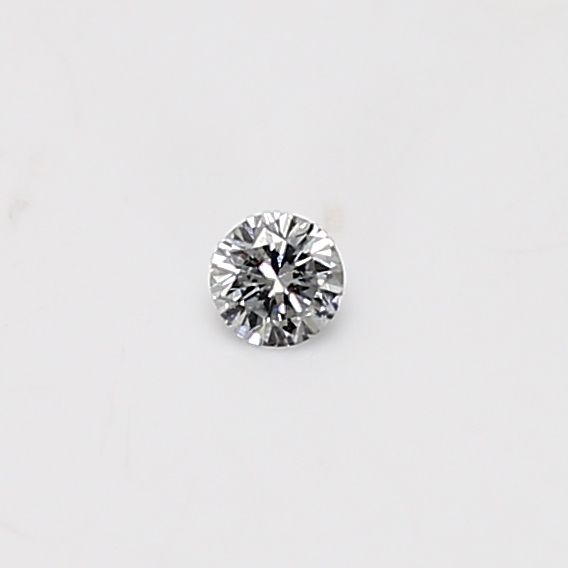 Round Gray Natural Diamond 0.06ct loose diamond