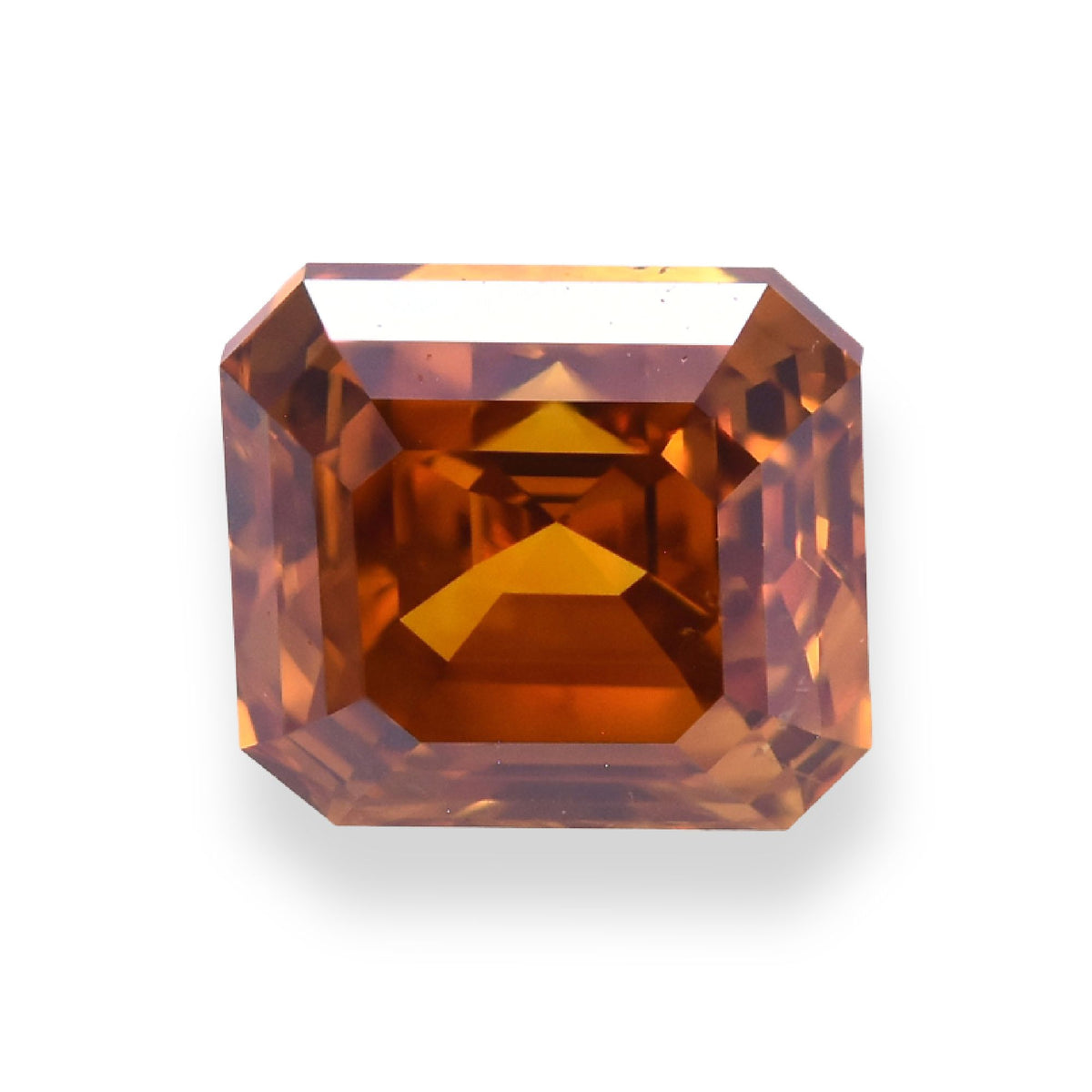 Emerald Fancy Deep Yellowish Orange Natural Diamond 1.06ct SI2 loose diamond