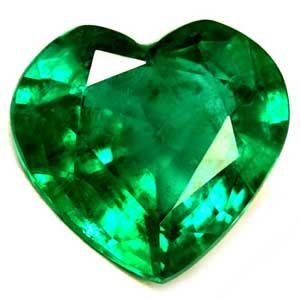 Heart Green Emerald 1.95ct loose gemstone