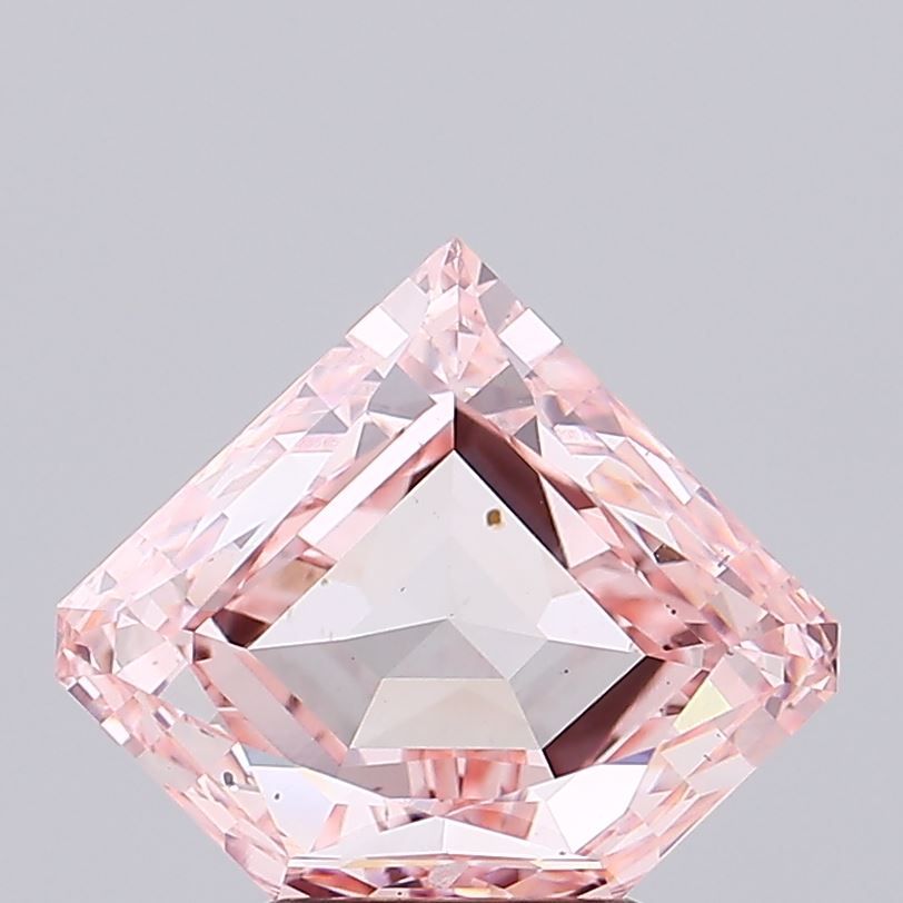 Heptagonal Fancy Intense Pink Lab-grown Diamond 5.16ct SI1 loose diamond