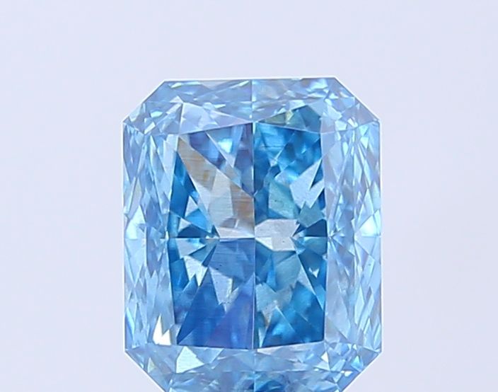 Radiant Fancy Vivid Blue Lab-grown Diamond 2.22ct VS2 loose diamond