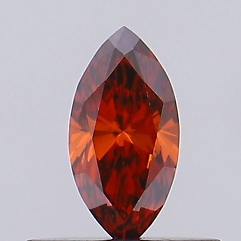 Marquise Fancy Vivid Orange Lab-grown Diamond 0.31ct VS1 loose diamond