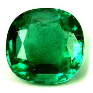 Cushion Green Emerald 2.57ct loose gemstone