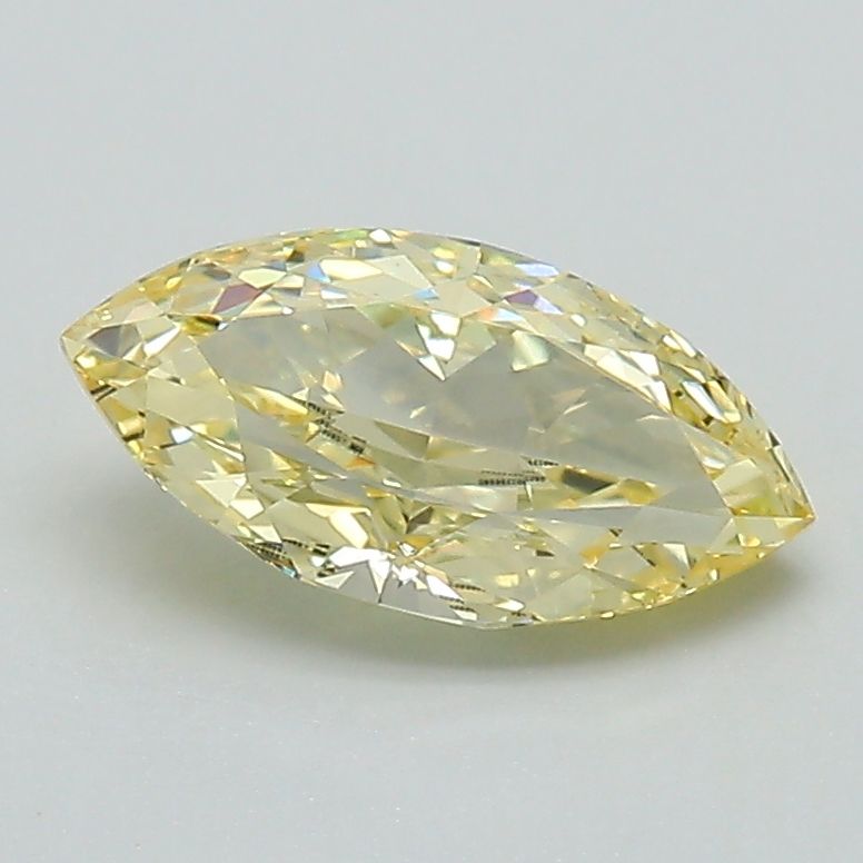 Marquise Fancy Intense Yellow Lab-grown Diamond 1.08ct VS1 loose diamond