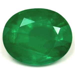 Oval Green Emerald 3.19ct loose gemstone