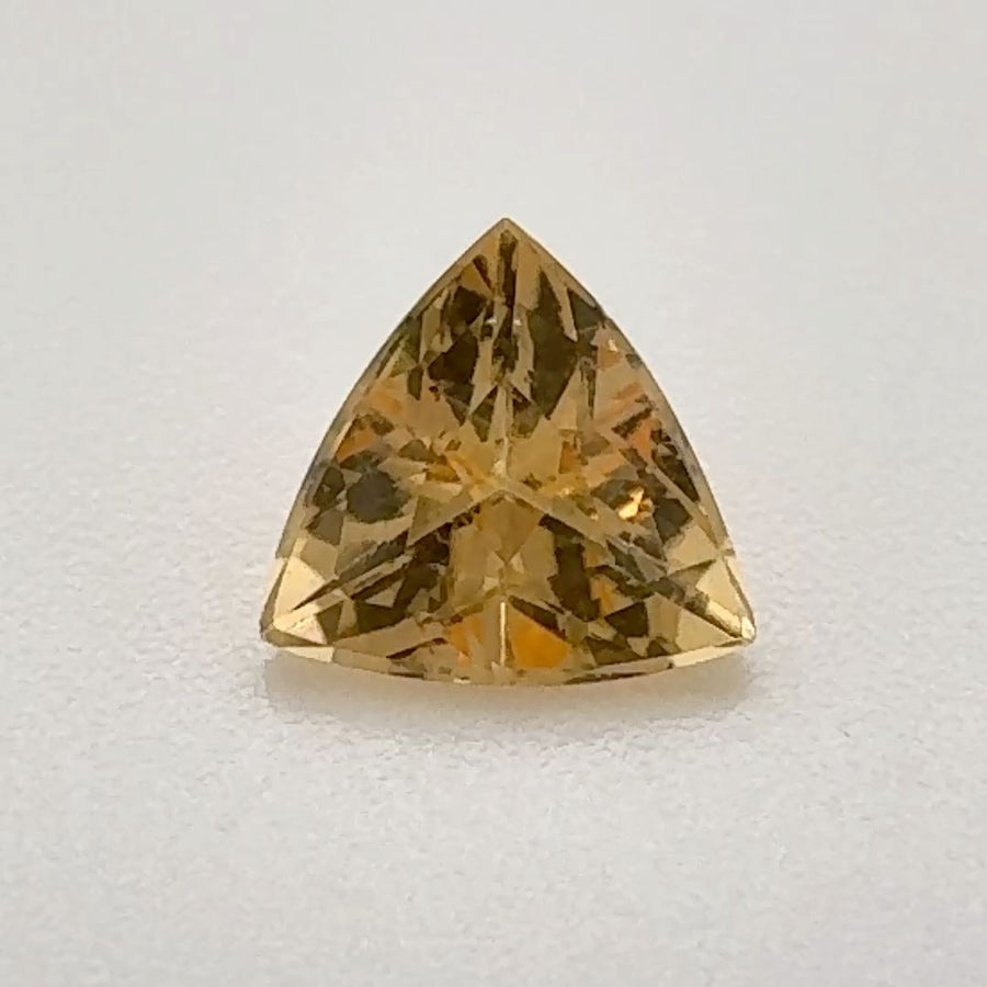 Trilliant Yellow Topaz 0.68ct loose gemstone
