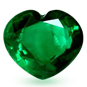 Heart Green Emerald 1.63ct loose gemstone