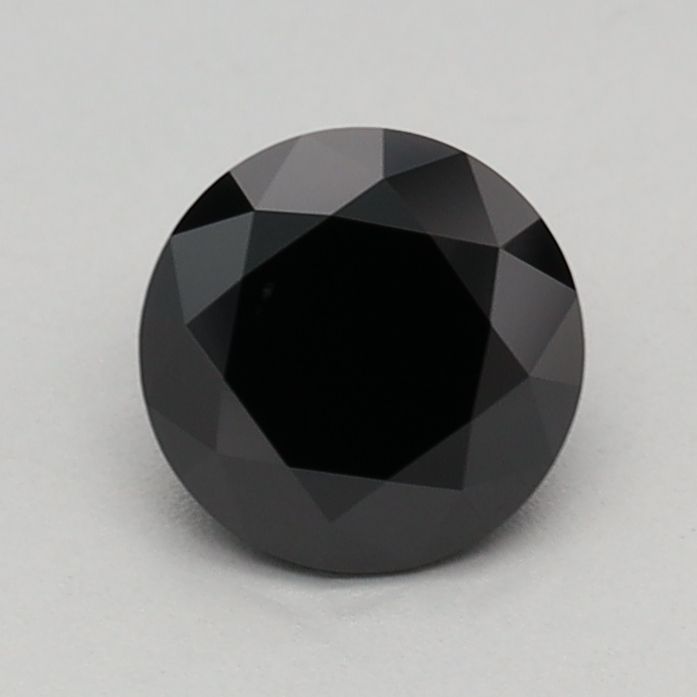 Round Fancy Black Lab-grown Diamond 0.58ct loose diamond