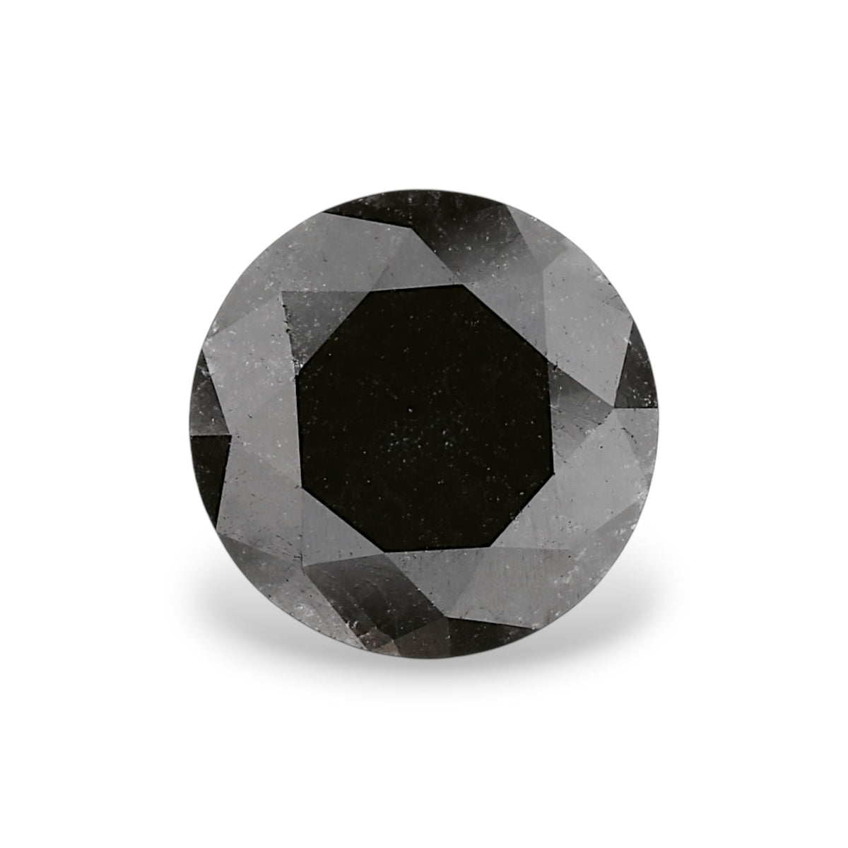 Round Fancy Black Natural Diamond 3.05ct VVS2 loose diamond