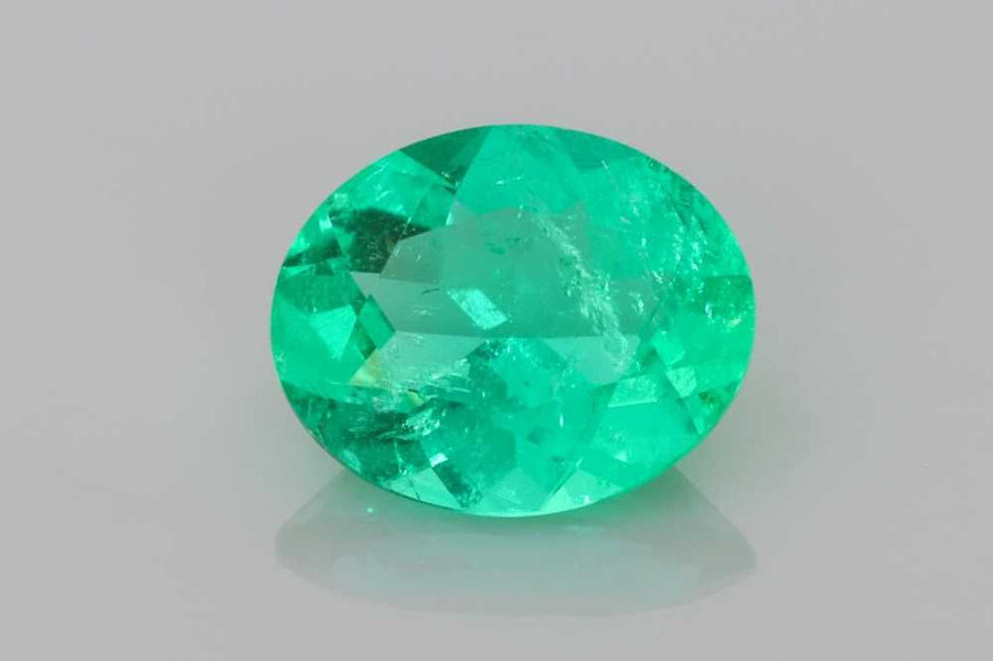 Oval Green Emerald 1.46ct loose gemstone