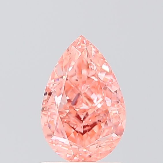 Pear Fancy Vivid Pink Lab-grown Diamond 1.12ct VS1 loose diamond