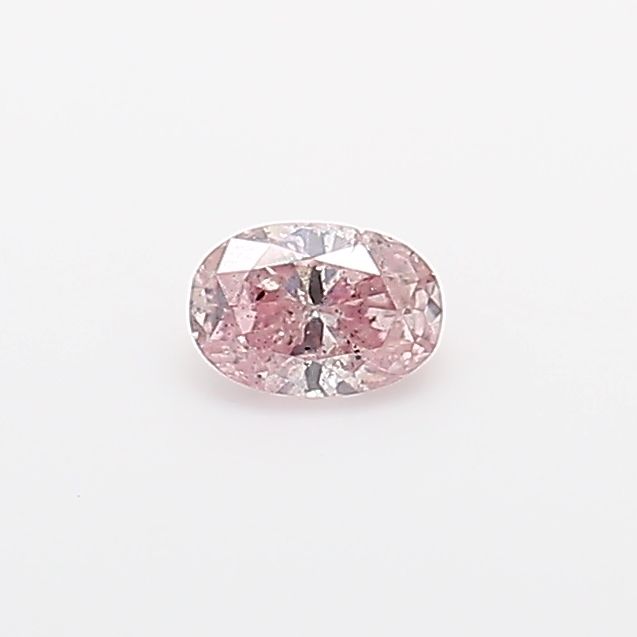 Oval Fancy Pink Natural Diamond 0.12ct loose diamond