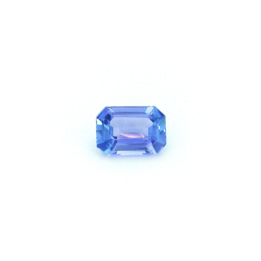 Octagonal Blue Tanzanite 0.87ct loose gemstone