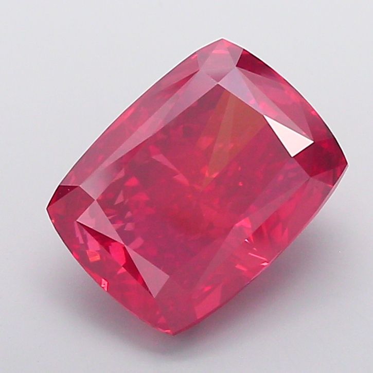 Cushion Fancy Vivid Red Lab-grown Diamond 10.1ct VS1 loose diamond