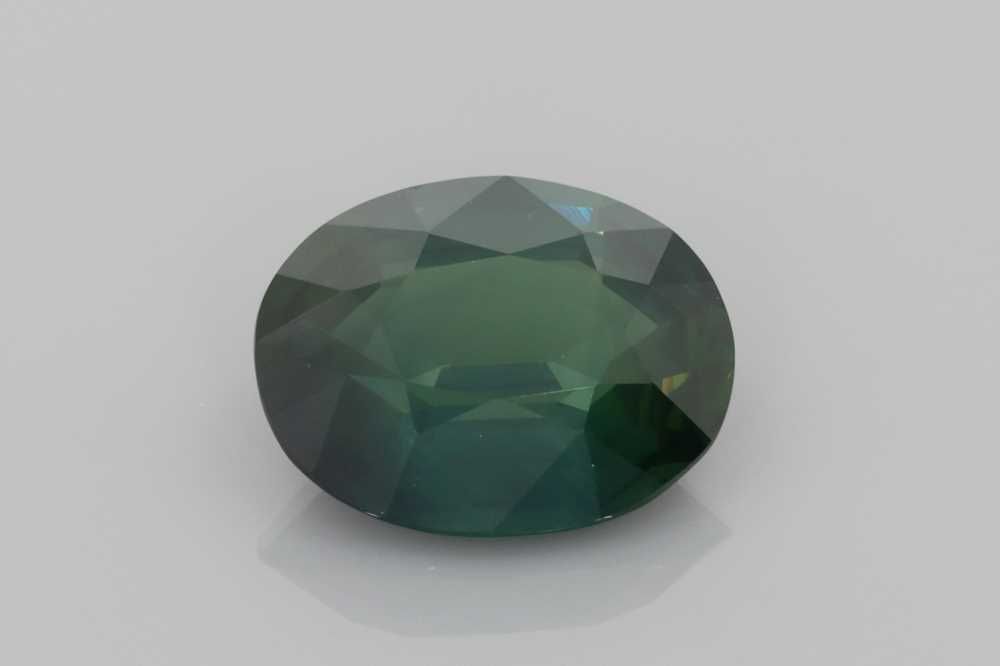 Oval Teal Sapphire 4.41ct loose gemstone