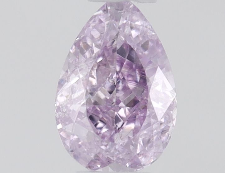 Pear Fancy Intense Pinkish Purple Natural Diamond 0.1ct loose diamond
