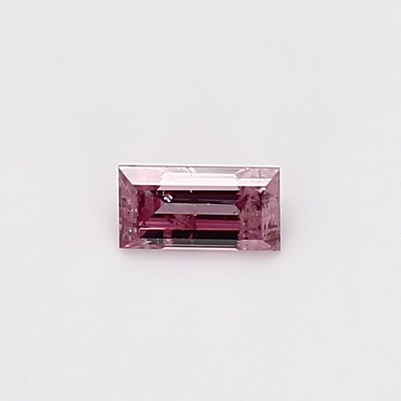 Baguette Fancy Intense Purplish Pink Natural Diamond 0.2ct loose diamond