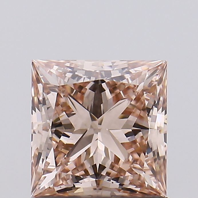 Princess Fancy Brown Lab-grown Diamond 0.93ct VVS2 loose diamond