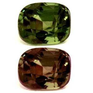 Cushion Green Alexandrite 0.4ct loose gemstone