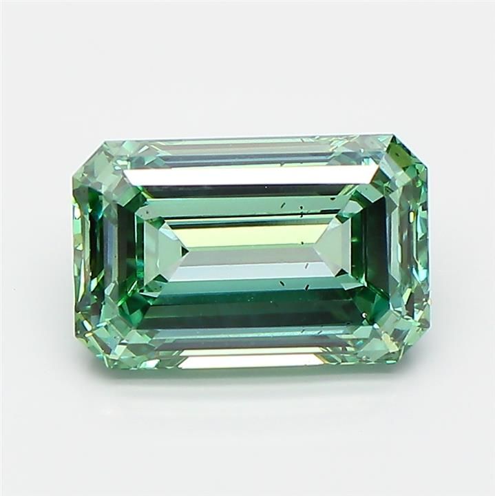 Emerald Fancy Vivid Green Lab-grown Diamond 2.74ct VS2 loose diamond