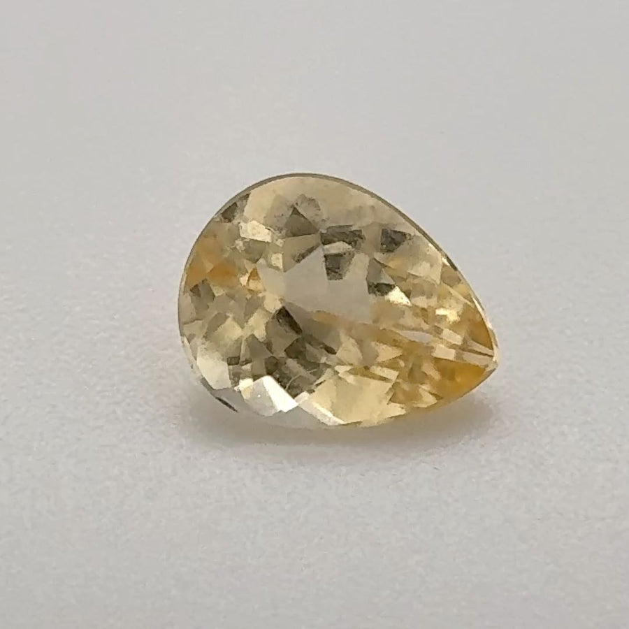 Pear Yellow Topaz 0.935ct loose gemstone